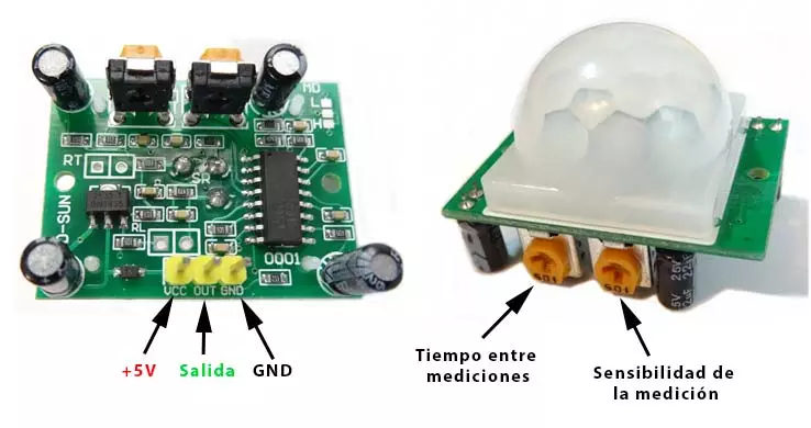 Sensor PIR para la detección de presencia