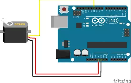 Control de servo-motor con Arduino